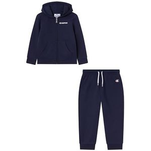 Champion Legacy Boys, pak met capuchon en volledige rits, 68, blauw, Blauw, 68