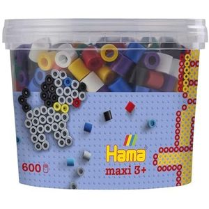 Hama Perlen 8570 Maxi Tub 600 Beads Mix 00