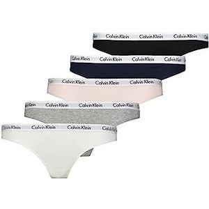 Calvin Klein Bikini Slipje voor dames, B/W/Gh/Nt/Sl, XL