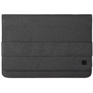 U by UAG [U] Mouve Sleeve Case voor Laptop/MacBook/Notebook van 15 inch - 16 inch [Laptoptas met magnetische sluiting, binnenzak met ritssluiting, zachte Microsuede binnenvoering ] donkergrijs