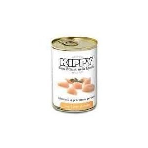 KIPPY Natvoer voor honden, kippenstukken, 12 x 400 g