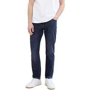 TOM TAILOR Heren 1041425 Josh Regular Slim Jeans, 10119 - Gebruikt Mid Stone Blue Denim, 10119 - Gebruikt Mid Stone Blue Denim, M
