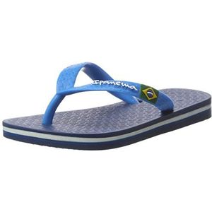 Ipanema Unisex Classic Brasil II Kids teenslippers voor kinderen, 8078 Blauw Blauw, 25/26 EU