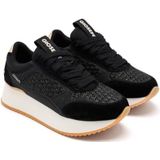 Gioseppo Glover - Sneakers - Leren - Wit - Platform met Raffia Details