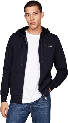 Tommy Hilfiger - Sweatvest - Donker Blauw - Lange Mouw
