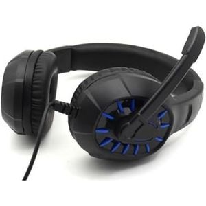 Komc C501 gaming-headset in rood, ontworpen om een meeslepende luisterervaring tijdens je gaming-sessies te bieden, perfect voor gamers die kwaliteit en stijl zoeken.