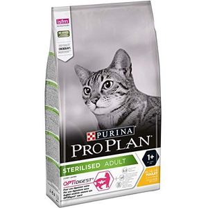 Purina Pro Plan Optidigest Sterilised Droogvoer voor katten, gesteriliseerd, rijk aan kip, 6 verpakkingen à 1,5 kg