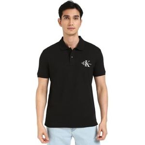 CALVIN KLEIN JEANS - Monologo - Poloshirt - Blauw - Katoen