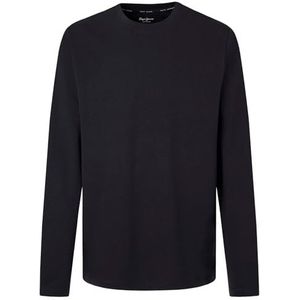 Pepe Jeans Heren Connor Long T-shirt, Zwart (zwart), XXL