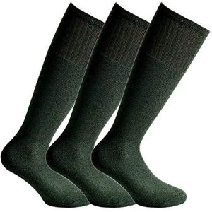 Fontana sokken 6 paar LUNGHE sport katoen badstof - groen