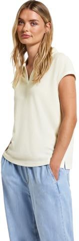STREET ONE - Shirttop - Offwhite - Met Afhangende Schouders