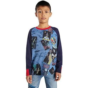 Desigual T-shirt voor jongens, zwart, 13-14 Jaar