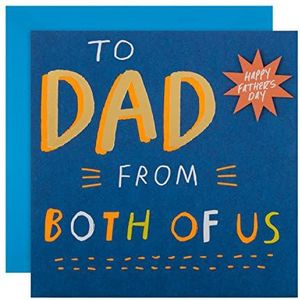 Hallmark Vaderdagkaart voor papa van ons beiden - Contemporary Text Design