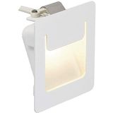 SLV wandinbouwarmatuur DOWNUNDER PUR 80 / plafond- en wandverlichting binnen, led spot, inbouwarmatuur, wandinbouwarmatuur, plafondspot / 3000K 3,6W 180lm wit