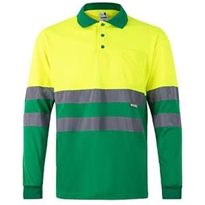 Velilla P175180S poloshirt met lange mouwen, tweekleurig