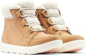 Sorel Explorer 2 Carnival Cozy waterdichte winterlaarzen voor dames, Bruine Kano X Zeezout, 41 EU