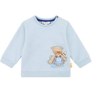 Steiff Sweatshirt voor baby's, jongens, effen, Cashmere Blue, 74 cm