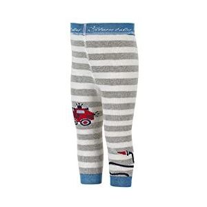 Sterntaler Baby-jongens leggings draak + brandweer leggings, ecru, 74 cm