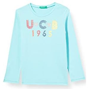 United Colors of Benetton T-shirt voor meisjes en meisjes, Turquoise 0Z8, 68