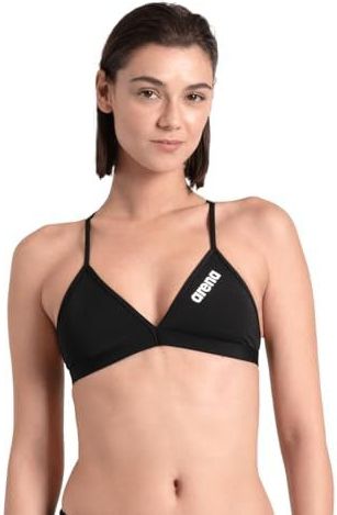 Arena - Team Solid - Dames Zwemtop - Zwart - MaxLife Eco - Chloorbestendig