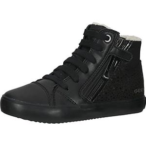 Geox J Gisli Girl sneakers voor meisjes, zwart, 24 EU