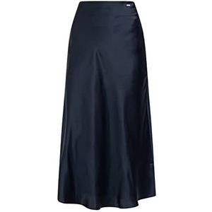 DreiMaster Klassik Dames midirok 31424889-DR03, marineblauw, L, blauw, L