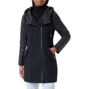 s.Oliver Outdoormantel voor dames, grijs/zwart, 34