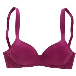 s.Oliver Bralette met kant in Berry, cup D, berry, 85D