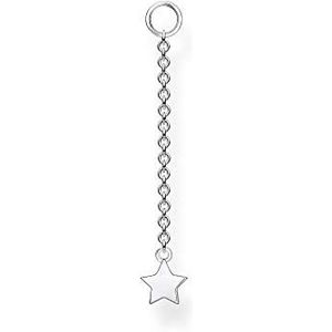 Thomas Sabo Damesoorbel hanger ster zilver, 925 sterling zilver