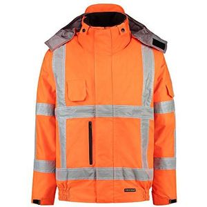 Tricorp 403006 Safety RWS - EN ISO 20471 pilotenjas, 100% polyester + PU-coating, 200 g/m², fluororanje, maat L