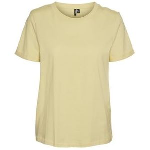 VERO MODA Vmpaula S/S Noos T-shirts voor dames, geel, M