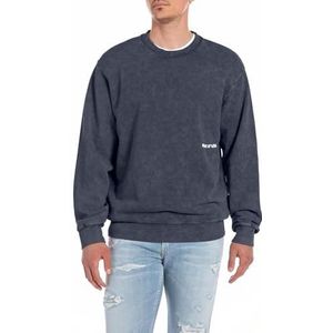 Replay Sweatshirt voor heren, Blue Denim 277, XS