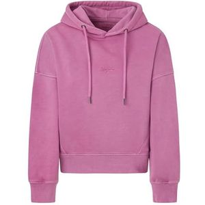 Pepe Jeans Lynette hoodie sweatshirt met capuchon voor dames, Roze (Engels Rose Roze), XS