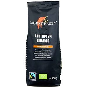 Mount Hagen Bio Fairtrade koffiezetapparaat Ethiopië, 250 g hele boon