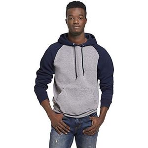 Russell Athletic Dri-Power trui met capuchon voor heren, fleece sweatshirt, Hoodie-oxford/navy, S