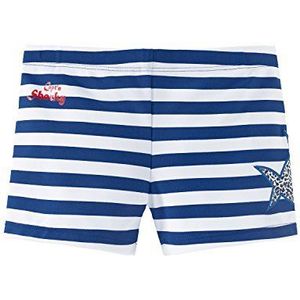 Schiesser Zwemshort voor jongens Aqua Capt´n Sharky bad-retro, blauw (Admiral 801), 128 cm