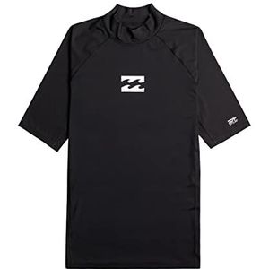 Billabong korte mouw UPF 50 Rash Vest Heren Zwart XL