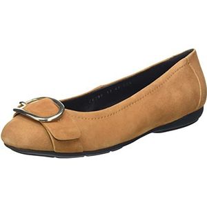 Geox D Annytah B Ballerina's voor dames, cognac, 36 EU