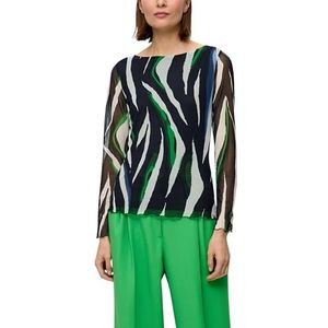 s.Oliver BLACK LABEL Shirt  navy / saffier / lichtgrijs / groen