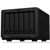 Synology - DS620SLIM - NAS Network Storage - Zwart - Celeron J3355 - 2 GB RAM