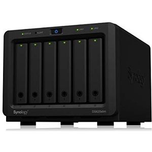 Synology - DS620SLIM - NAS Network Storage - Zwart - Celeron J3355 - 2 GB RAM