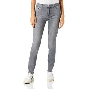7 For All Mankind Hw Skinny Slim Illusion Dynamic Jeans voor dames, Grijs, 44
