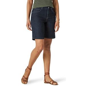 Lee Korte bermuda voor dames met relaxte pasvorm, Lagune, 10