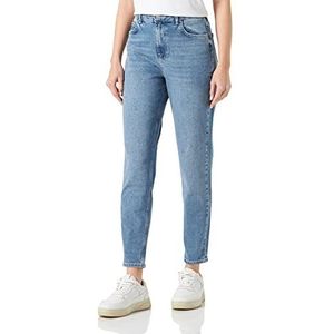 PIECES Leah High Waisted Ankle Length Mom Jeans, blauw (light blue denim), S