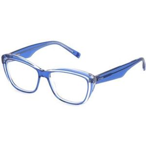 Sting VSJ697 leesbril, blauw + kristal, één maat, uniseks, volwassenen, blauw en kristal, Eén maat