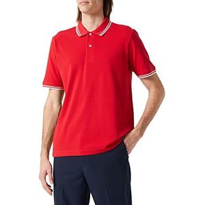 Seidensticker Heren Regular Fit Polo Shirt, Rood, L, rood, L