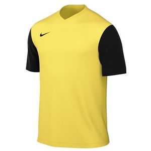 Nike Heren Short Sleeve Top M Nk Df Tiempo Prem Ii Jsy Ss, Tour Yellow/Zwart/Zwart, DH8035-719, S