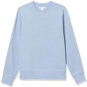 Amazon Essentials Men's Fleecetrui met ronde hals (verkrijgbaar in grote en lange maten), Licht heideblauw, XS