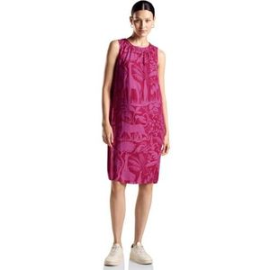 STREET ONE Mouwloze jurk met print, Light Nu Roze, 40