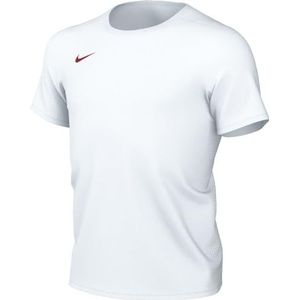 Nike - Park VII - Voetbalshirt - Wit Rood - 100% Gerecycled Polyester